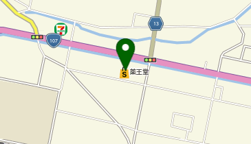 薬王堂 北上和賀店の地図画像