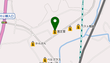 薬王堂 岩手沼宮内店の地図画像