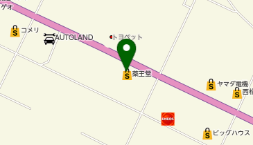 薬王堂 遠野店の地図画像