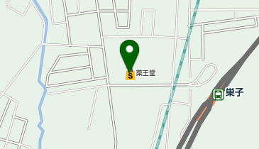 薬王堂 滝沢巣子店の地図画像