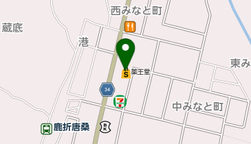 薬王堂 気仙沼鹿折店の地図画像