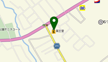 薬王堂 むつ中央店の地図画像