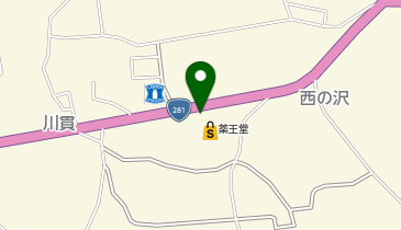 薬王堂 久慈西の沢店の地図画像