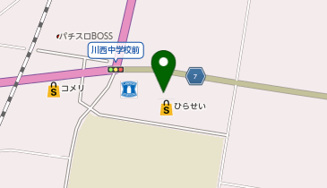 薬王堂 山形川西店の地図画像