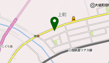 薬王堂 大槌上町店の地図画像