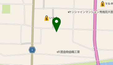 薬王堂 大館SC店の地図画像