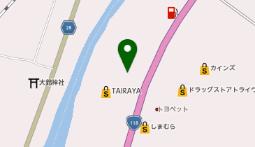 薬王堂 茨城大子店の地図画像