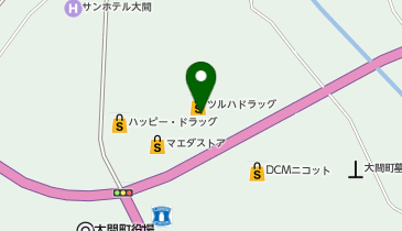 薬王堂 青森大間店の地図画像