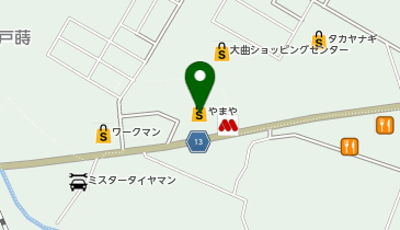 酒のやまや 大曲店の地図画像