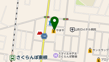 酒のやまや さくらんぼ東根店の地図画像