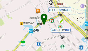 酒のやまや 赤坂店の地図画像