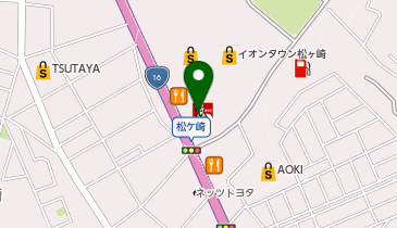 酒のやまや 松ケ崎店の地図画像
