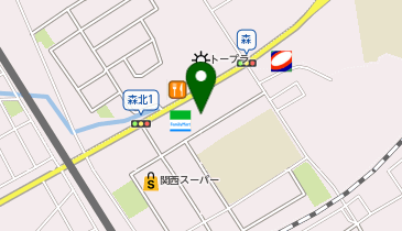 酒のやまや 河内磐船店の地図画像
