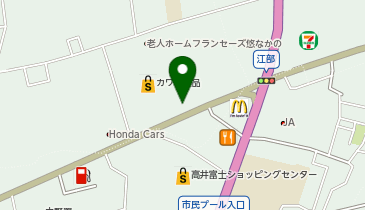 かっぱ寿司 信州中野店の地図画像