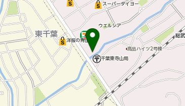 かっぱ寿司 千葉東寺山店の地図画像