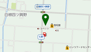 かっぱ寿司 白根店の地図画像