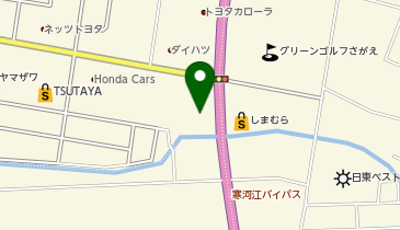 かっぱ寿司 寒河江店の地図画像