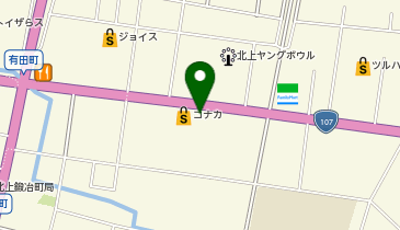 かっぱ寿司 北上店の地図画像
