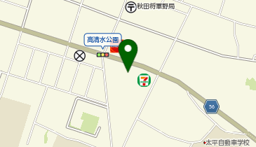 かっぱ寿司 秋田将軍野店の地図画像