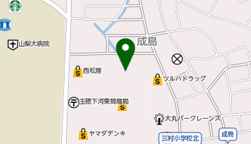 かっぱ寿司 イオンタウン山梨中央店の地図画像