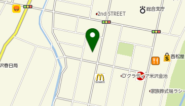 かっぱ寿司 米沢店の地図画像