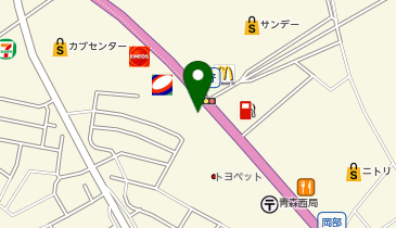 かっぱ寿司 青森西バイパス店の地図画像