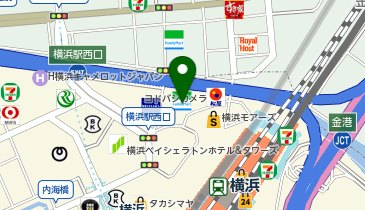 かっぱ寿司 横浜西口エキニア店の地図画像