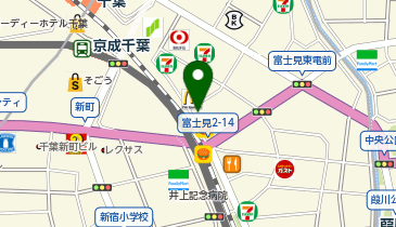 かっぱ寿司 千葉駅前店 ※メニュータイプBの地図画像