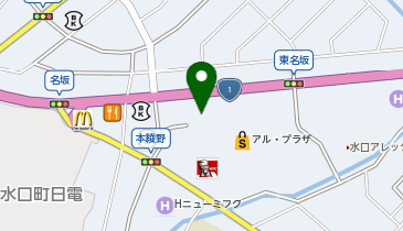 酔虎伝 水口店の地図画像