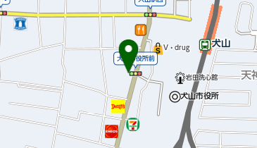 八剣伝 犬山市役所前店の地図画像