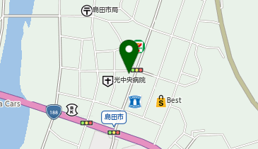 八剣伝 島田店の地図画像