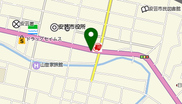 八剣伝 安芸市役所前店の地図画像