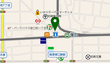 大衆餃子酒場 ニューマルケン 阪急塚口駅前店の地図画像