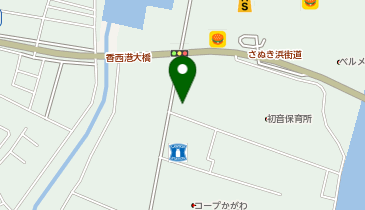 八剣伝 香西本町店の地図画像