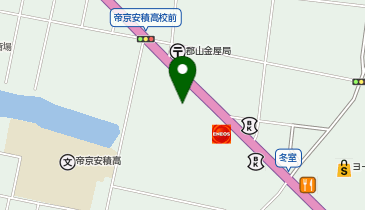 八剣伝 郡山金屋店の地図画像