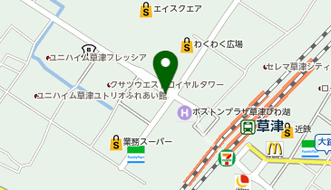 八剣伝 草津駅前店の地図画像