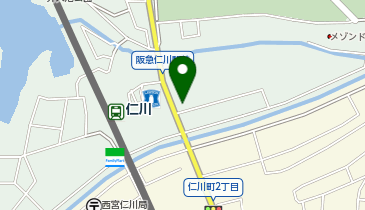 居心伝 仁川駅前店の地図画像