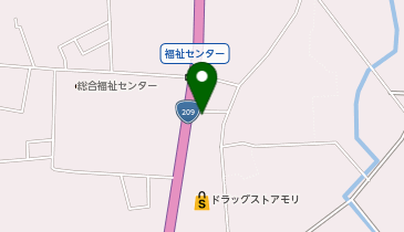 ドラッグストアモリ 筑後野町店の地図画像