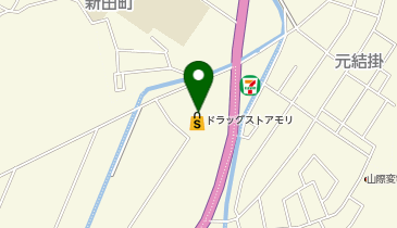 ドラッグストアモリ 中沢店の地図画像