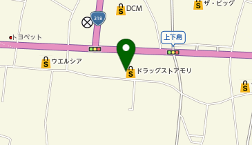 ドラッグストアモリ 鴨島店の地図画像