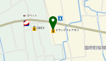 ドラッグストアモリ 国府店の地図画像