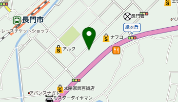 ドラッグストアモリ 長門店の地図画像