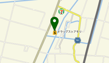 ドラッグストアモリ 三潴店の地図画像