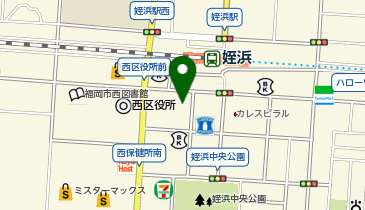 ドラッグストアモリ 姪浜駅前店の地図画像
