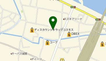 ドラッグストアモリ 徳島住吉店の地図画像