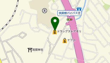 ドラッグストアモリ 筑紫野店の地図画像