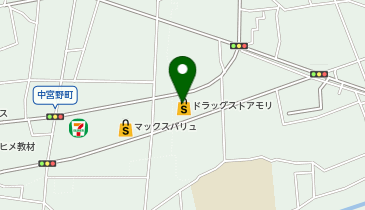 ドラッグストアモリ 八女本町店の地図画像