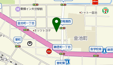 ドラッグストアモリ 金池店の地図画像