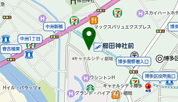ドラッグストアモリ 博多祇園店の地図画像