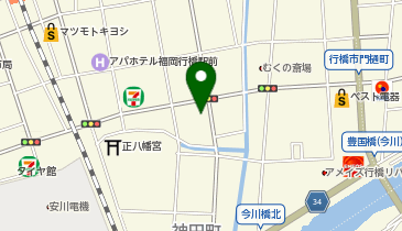 ドラッグストアモリ 行橋中央店の地図画像